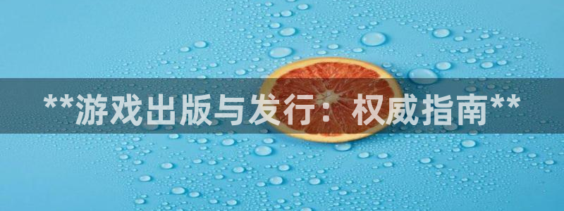 天辰平台注册稳定通道推荐在哪：**游戏出版与发行：权威指南**