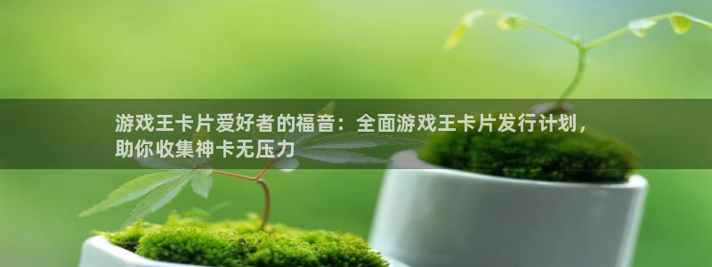 天辰平台招商1111是什么：游戏王卡片爱好者的福音：全面游戏王卡片发行计划，
助你收集神卡无压力